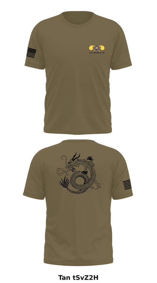 222 Chemical Co. Store 1 Core Men's SS Performance Tee - tSvZ2H