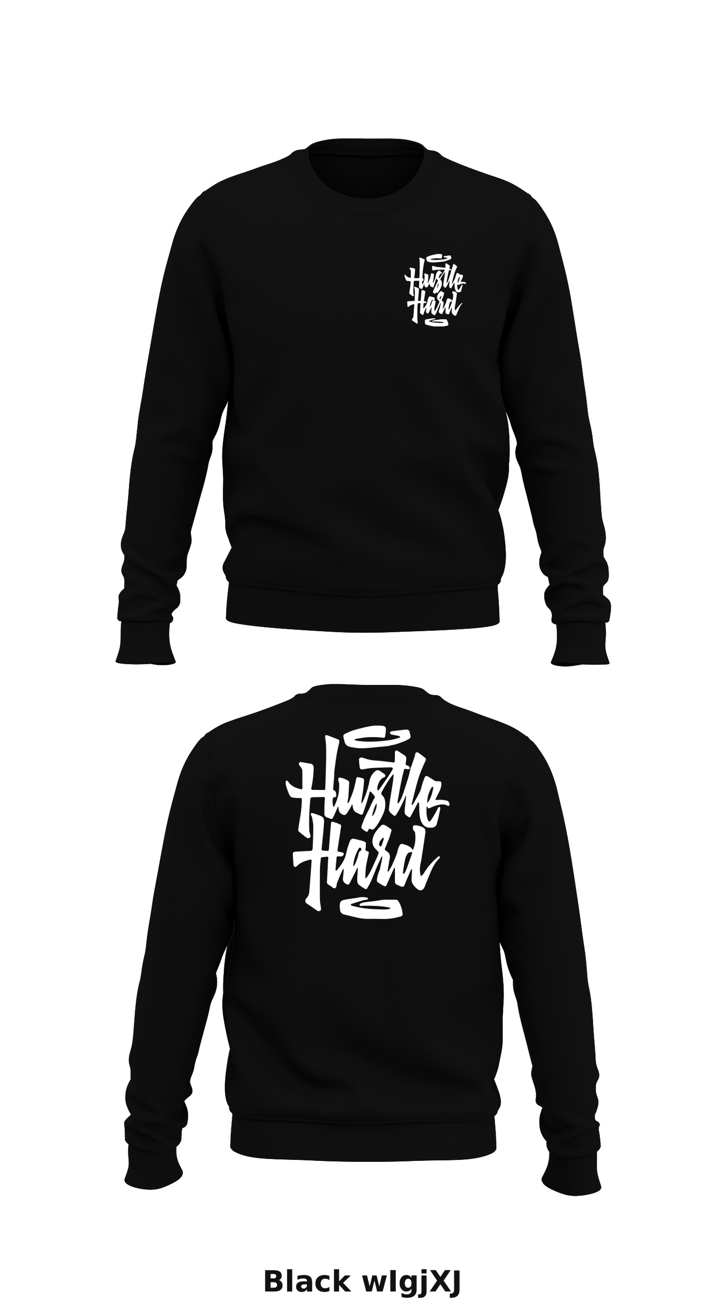 Hustle Hard  Store 1 Core Men's Crewneck Performance Sweatshirt - wIgjXJ