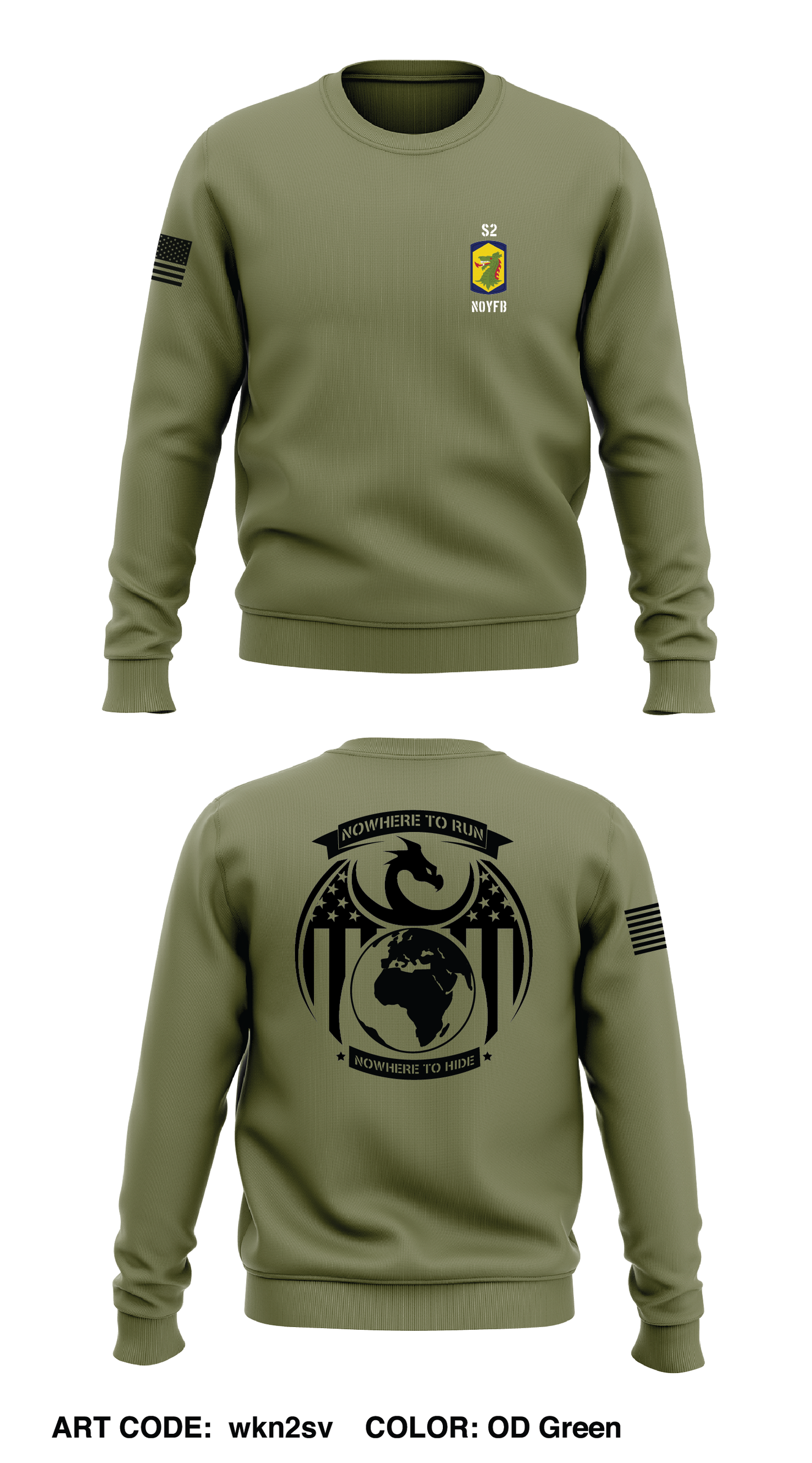 404th MEB S2 Deployment Store 1 Core Men's Crewneck Performance Sweatshirt - wkn2sv