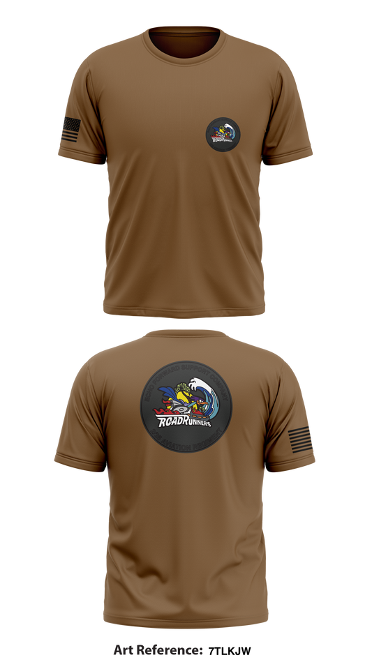 Echo Company 2-25 AVN Road Runners Store 1 Core Men's SS Performance Tee - 7TLkjw
