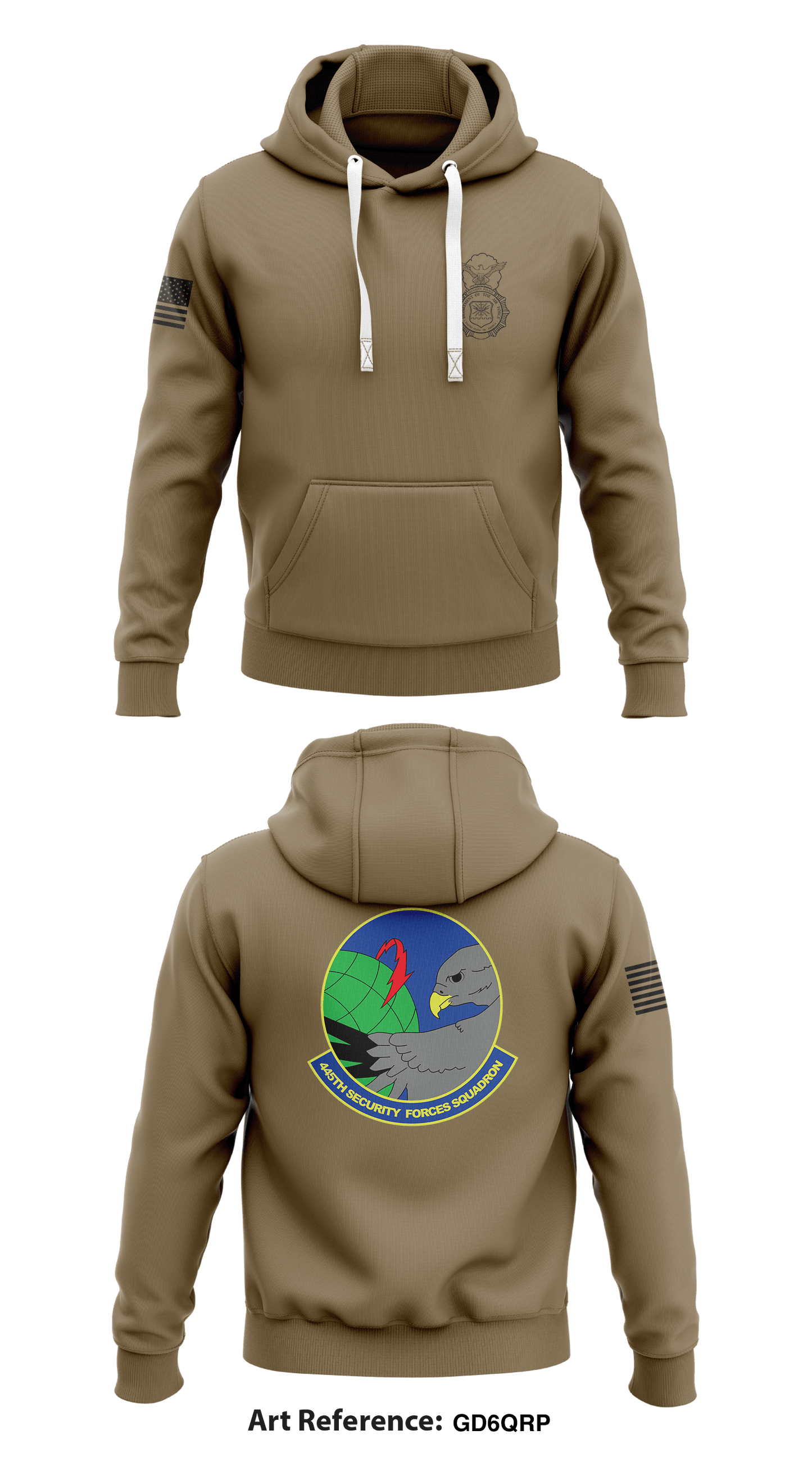 445th SFS WPAFB Store 1  Core Men's Hooded Performance Sweatshirt - GD6qrp