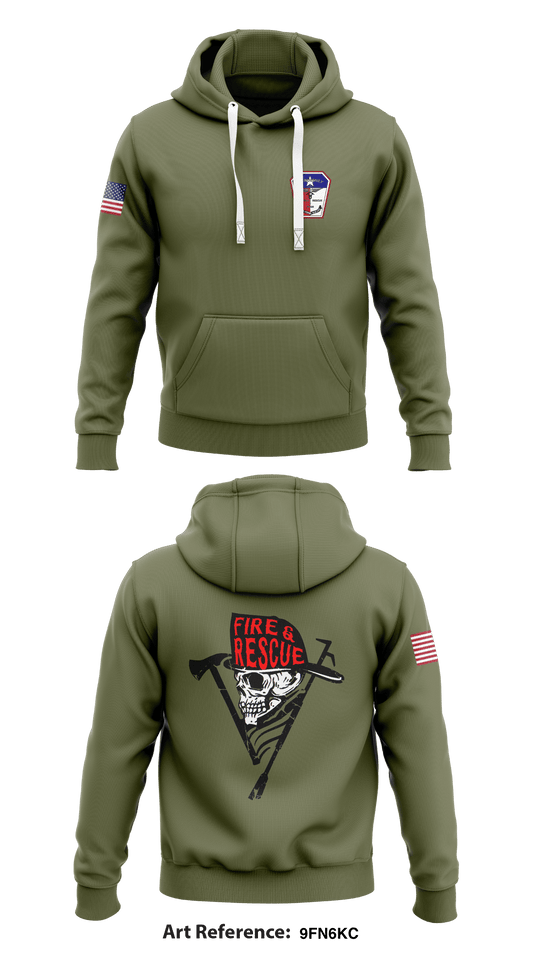 Mcqueeney Fire Dept Store 1  Core Men's Hooded Performance Sweatshirt - 9Fn6Kc