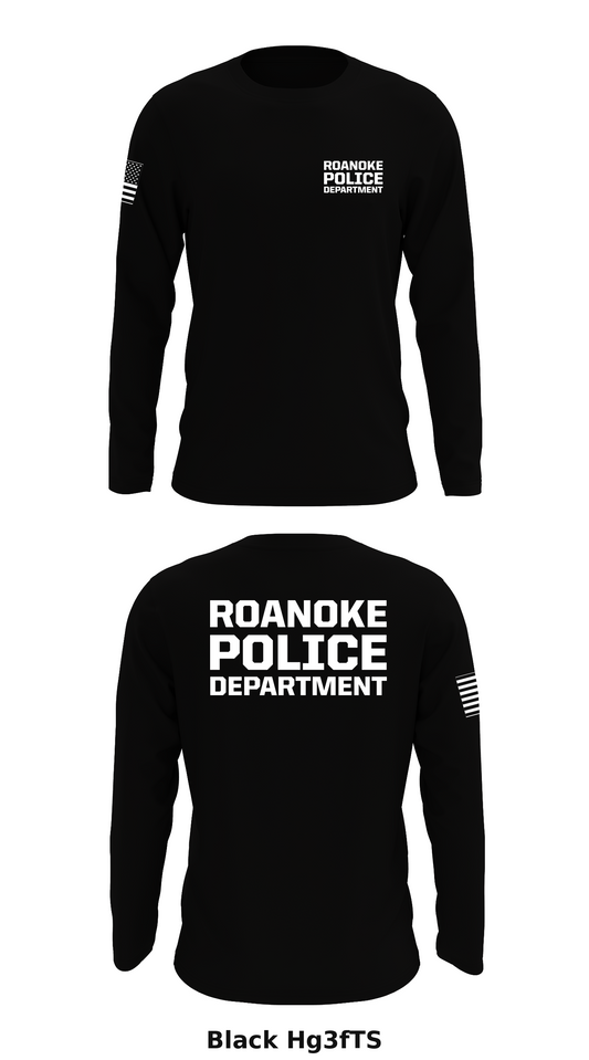 Roanoke Police Department Store 1 Core Men's LS Performance Tee - Hg3fTS