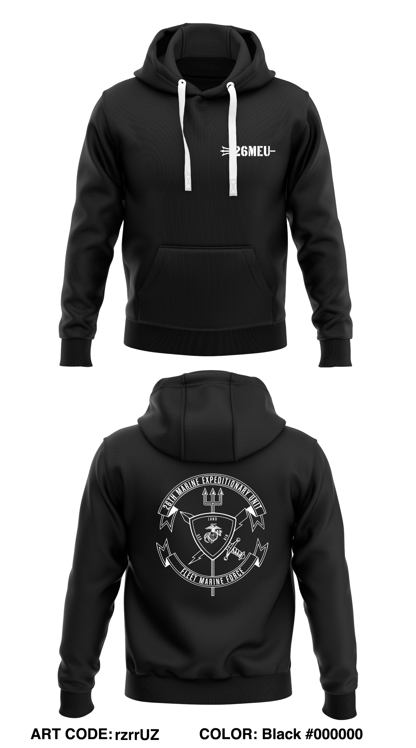 26TH MEU Store 1  Core Men's Hooded Performance Sweatshirt - rzrrUZ