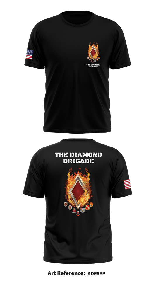 The Diamond Brigade Store 1 Core Men's SS Performance Tee - ADe5eP