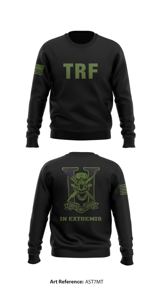 Tactical Response Force Store 1 Core Men's Crewneck Performance Sweatshirt - ASt7mT