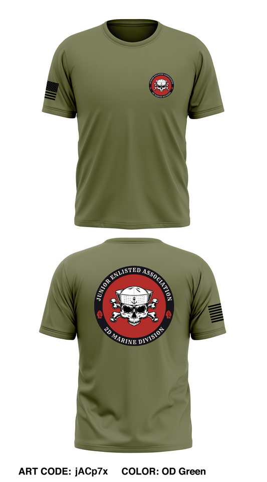 2d MarDiv JEA Store 1 Core Men's SS Performance Tee - jACp7x