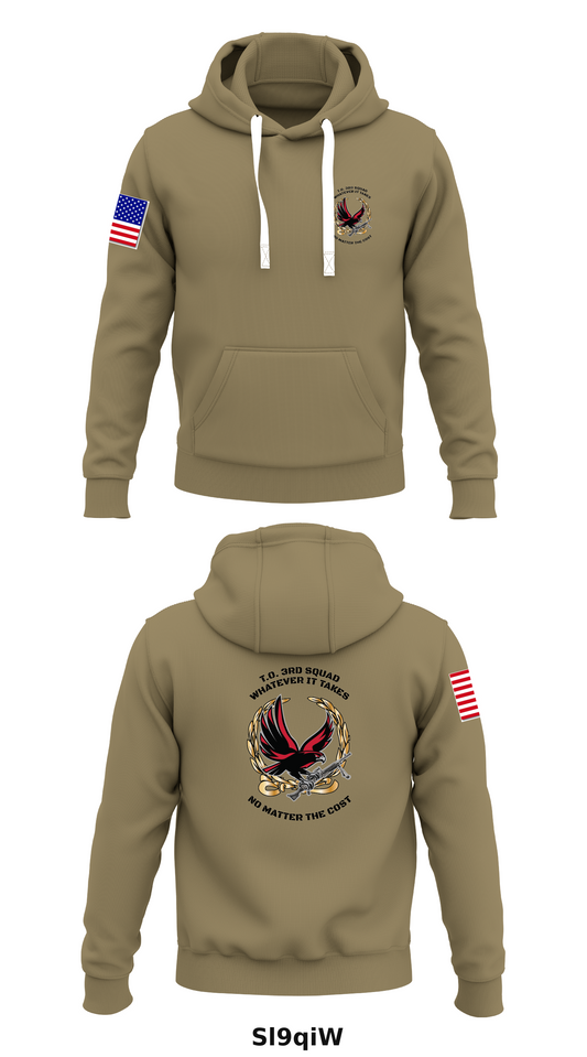 952nd QM T.O. 3rd Squad  Store 1  Core Men's Hooded Performance Sweatshirt - Sl9qiW