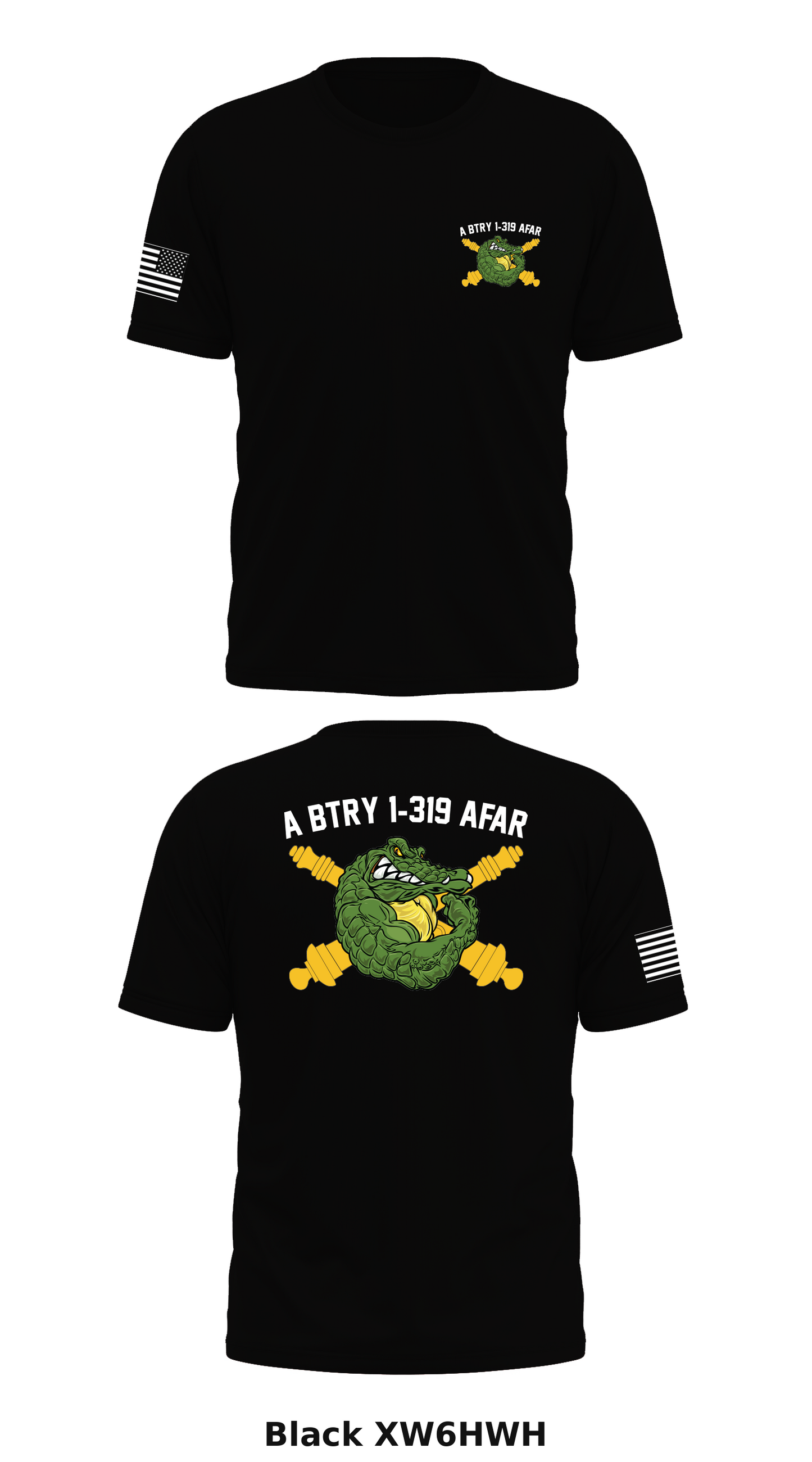 A BTRY 1-319 AFAR Store 1 Core Men's SS Performance Tee - XW6HWH