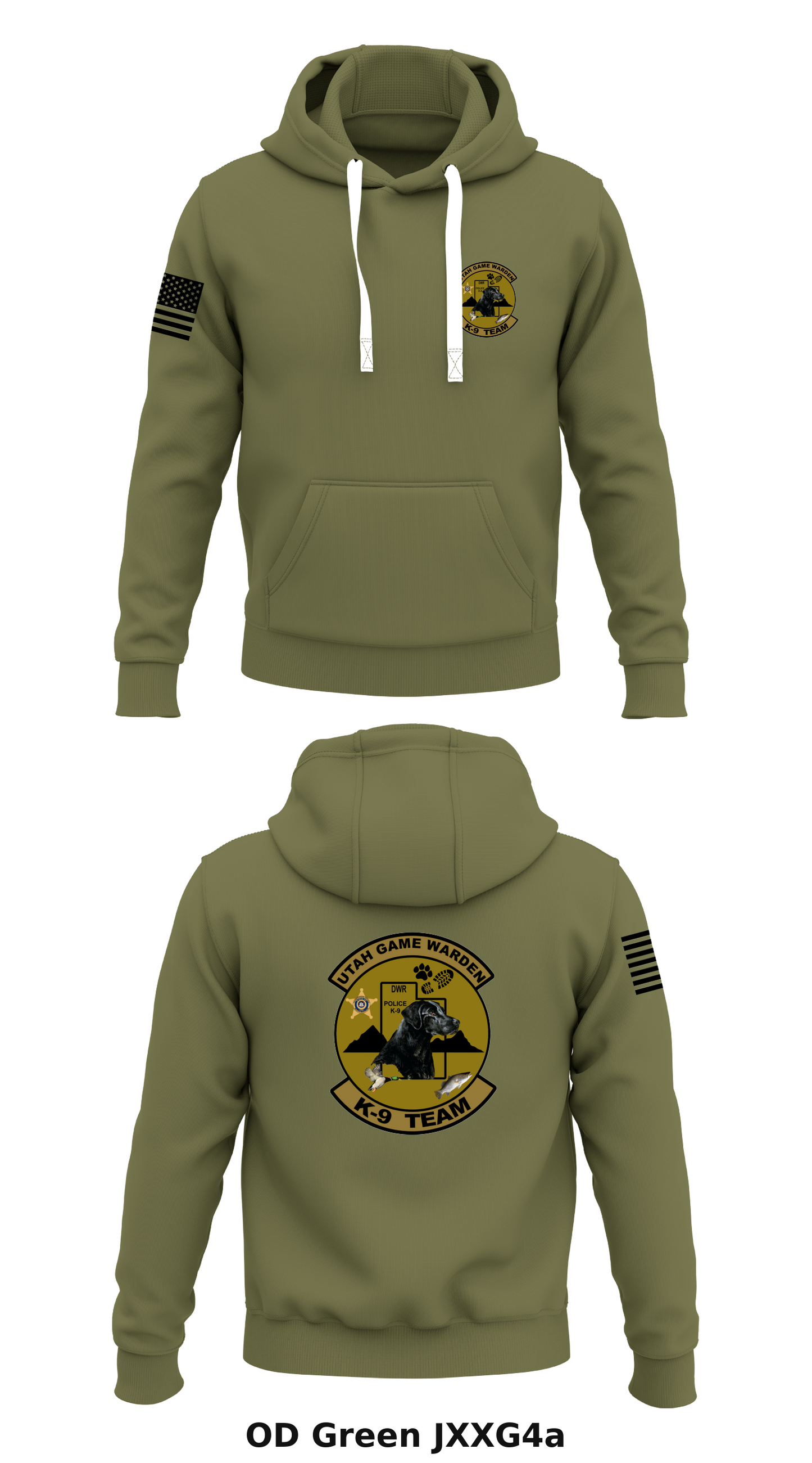 DWR K-9 Unit Store 1  Core Men's Hooded Performance Sweatshirt - JXXG4a