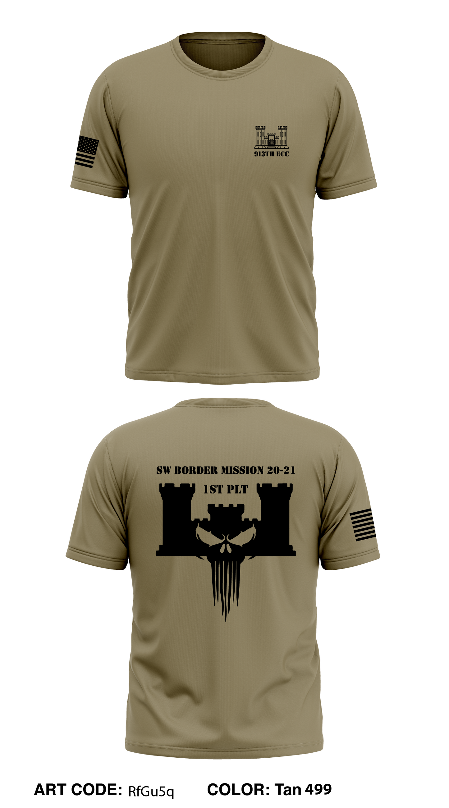 913th ECC Store 1 Core Men's SS Performance Tee - RfGu5q
