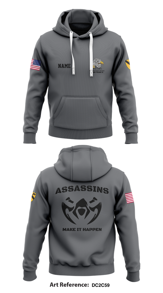 A DET / 15th FMSU Store 1  Core Men's Hooded Performance Sweatshirt - DC2c59