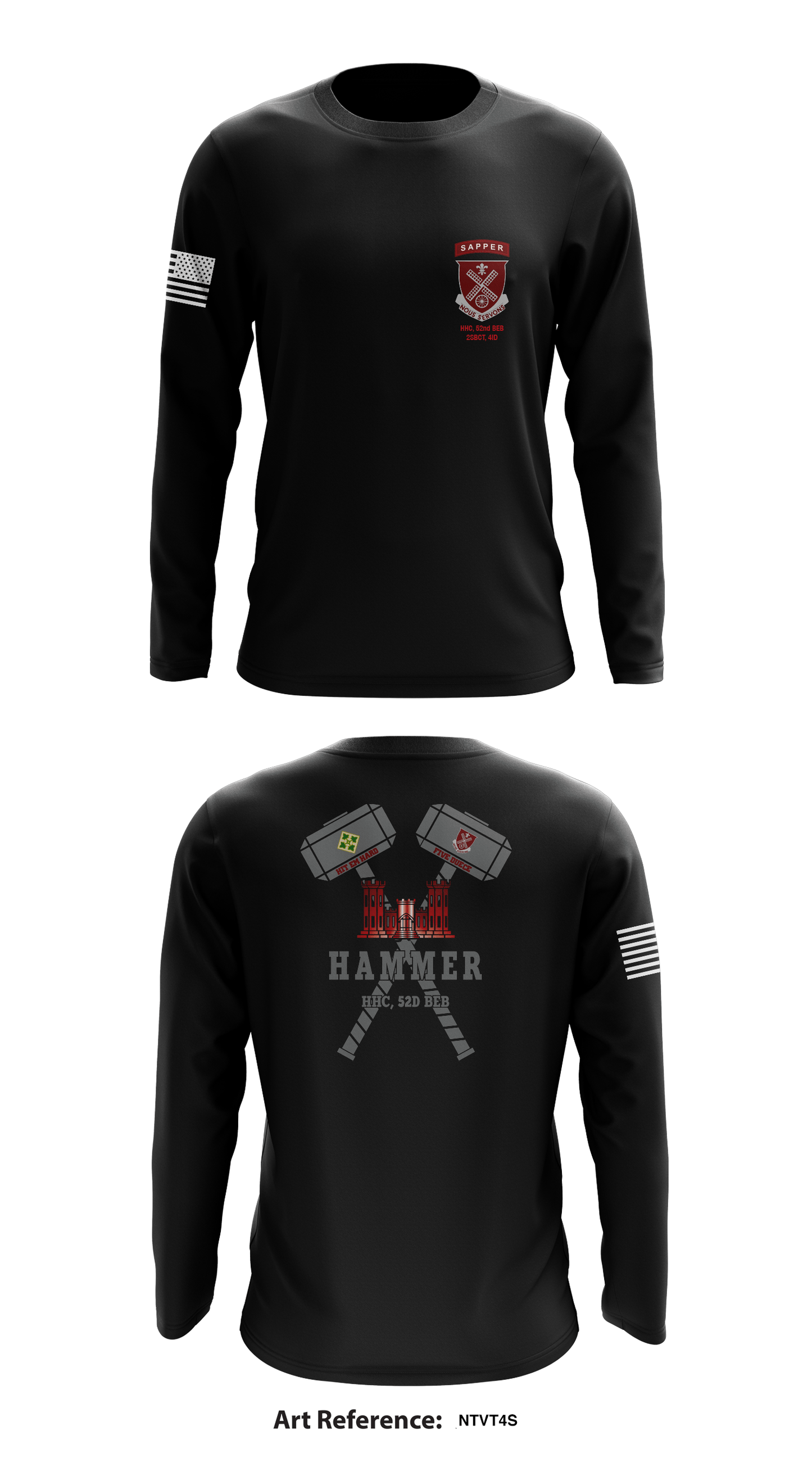 HHC, 52nd BEB, 2IBCT, 4ID Store 1 Core Men's LS Performance Tee - nTVt4S