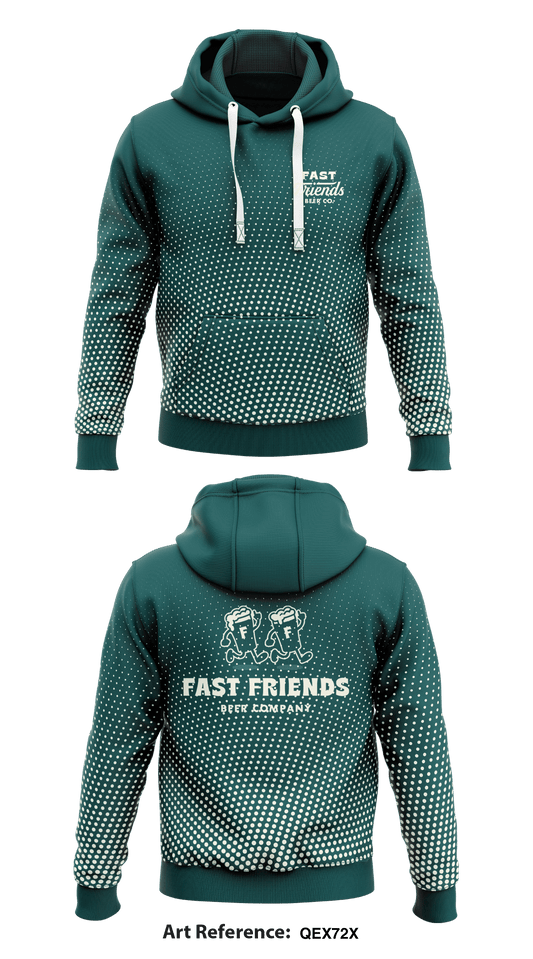 Fast Friends Beer Co  Store 1  Core Men's Hooded Performance Sweatshirt - qeX72x