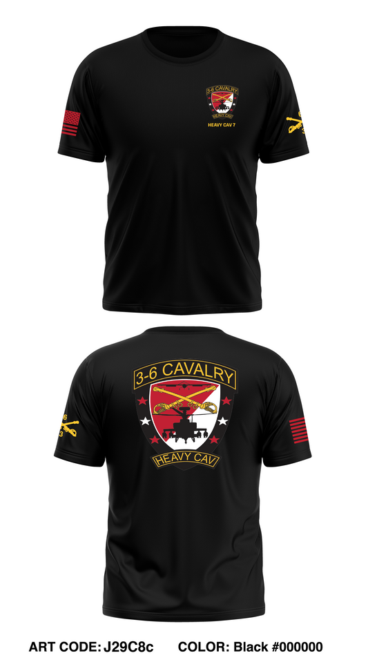 3-6 Cavalry Store 1 Core Men's SS Performance Tee - J29C8c