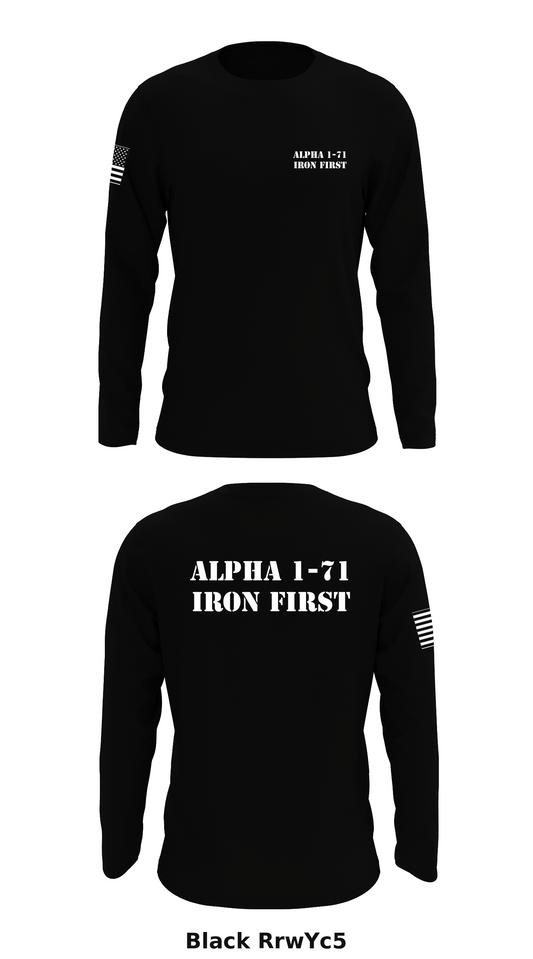 Alpha 1-71 Iron first Store 1 Core Men's LS Performance Tee - RrwYc5