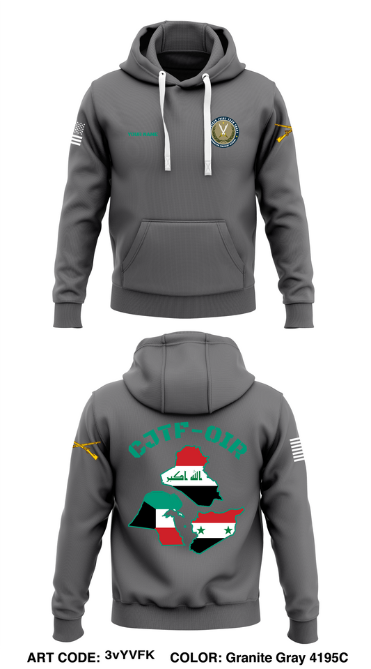 CUSTOM 847th HR CO A2 Store 1  Core Men's Hooded Performance Sweatshirt - 3vYVFK