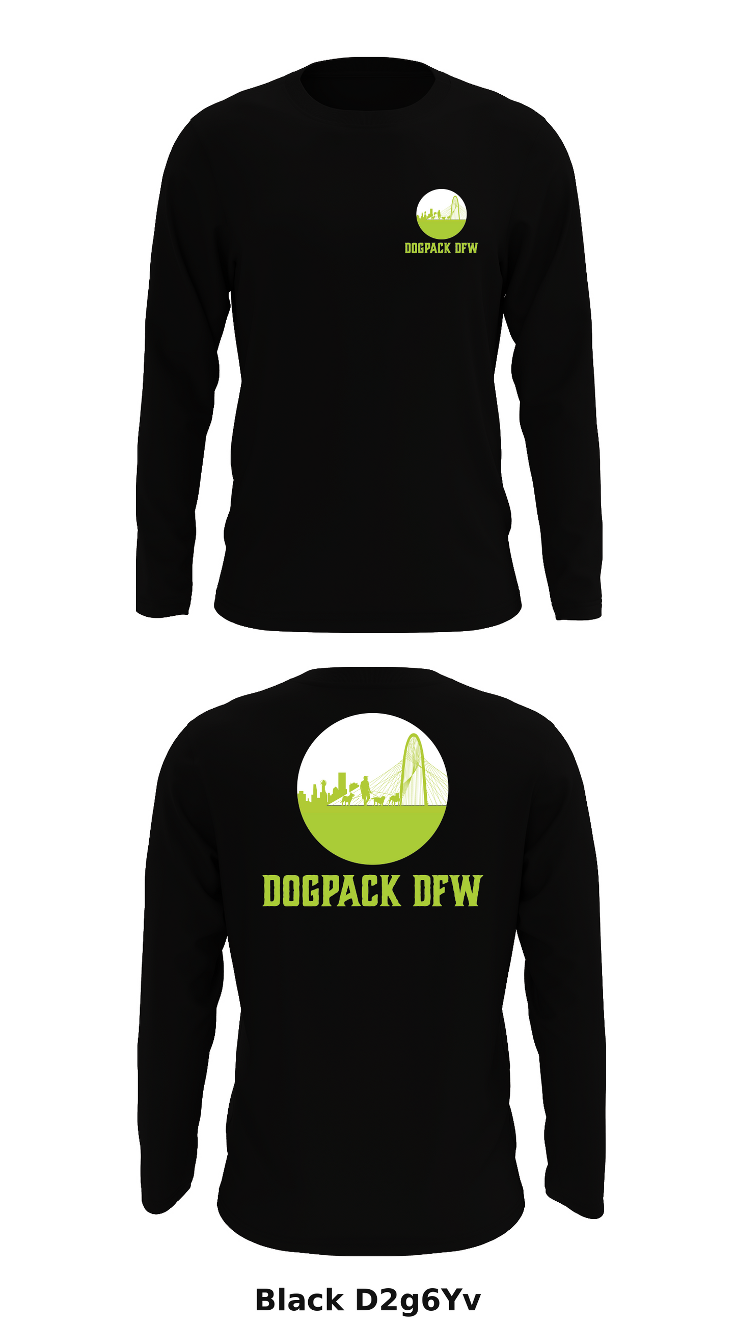 DogPack DFW Store 1 Core Men's LS Performance Tee - D2g6Yv