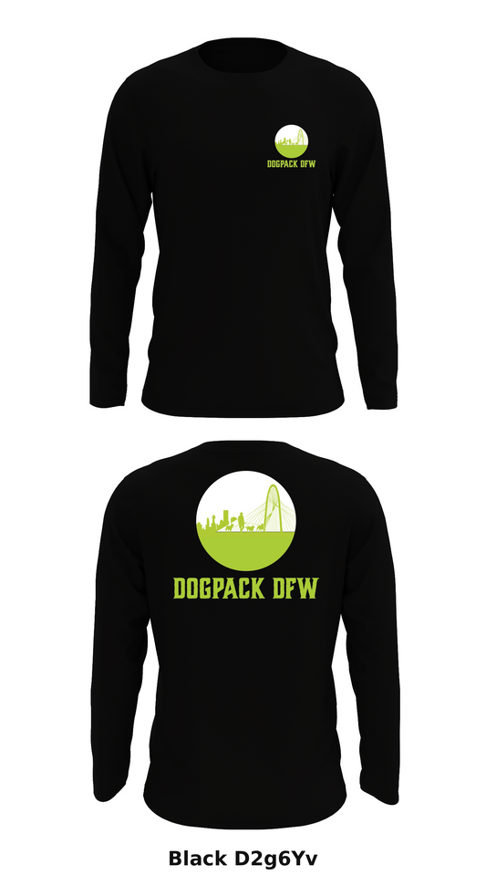 DogPack DFW Store 1 Core Men's LS Performance Tee - D2g6Yv