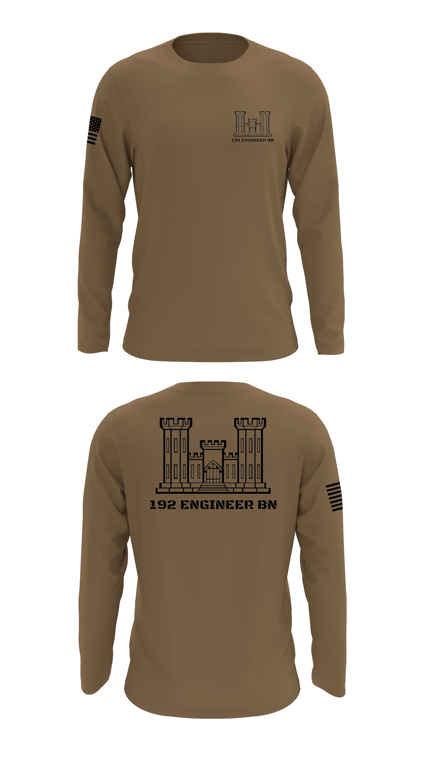 192 Engineer BN Store 1 Core Men's LS Performance Tee - 74776919127