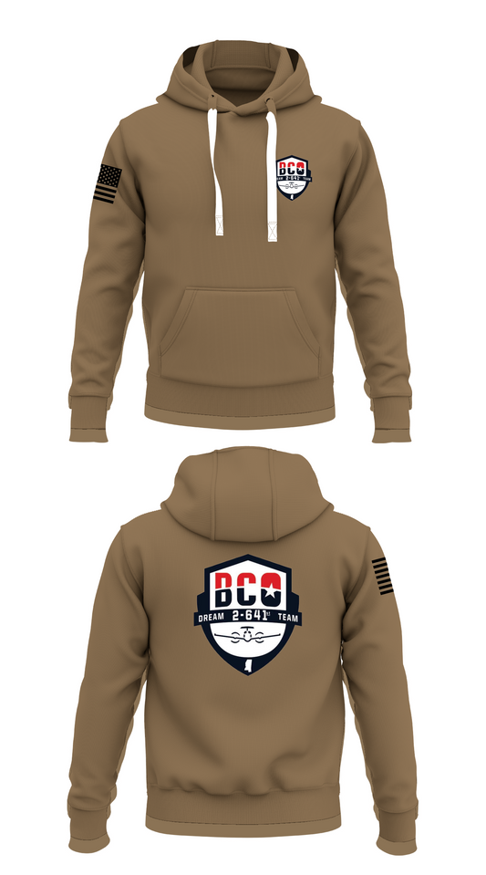 B Co 2-641st Store 1  Core Men's Hooded Performance Sweatshirt - 99215184932