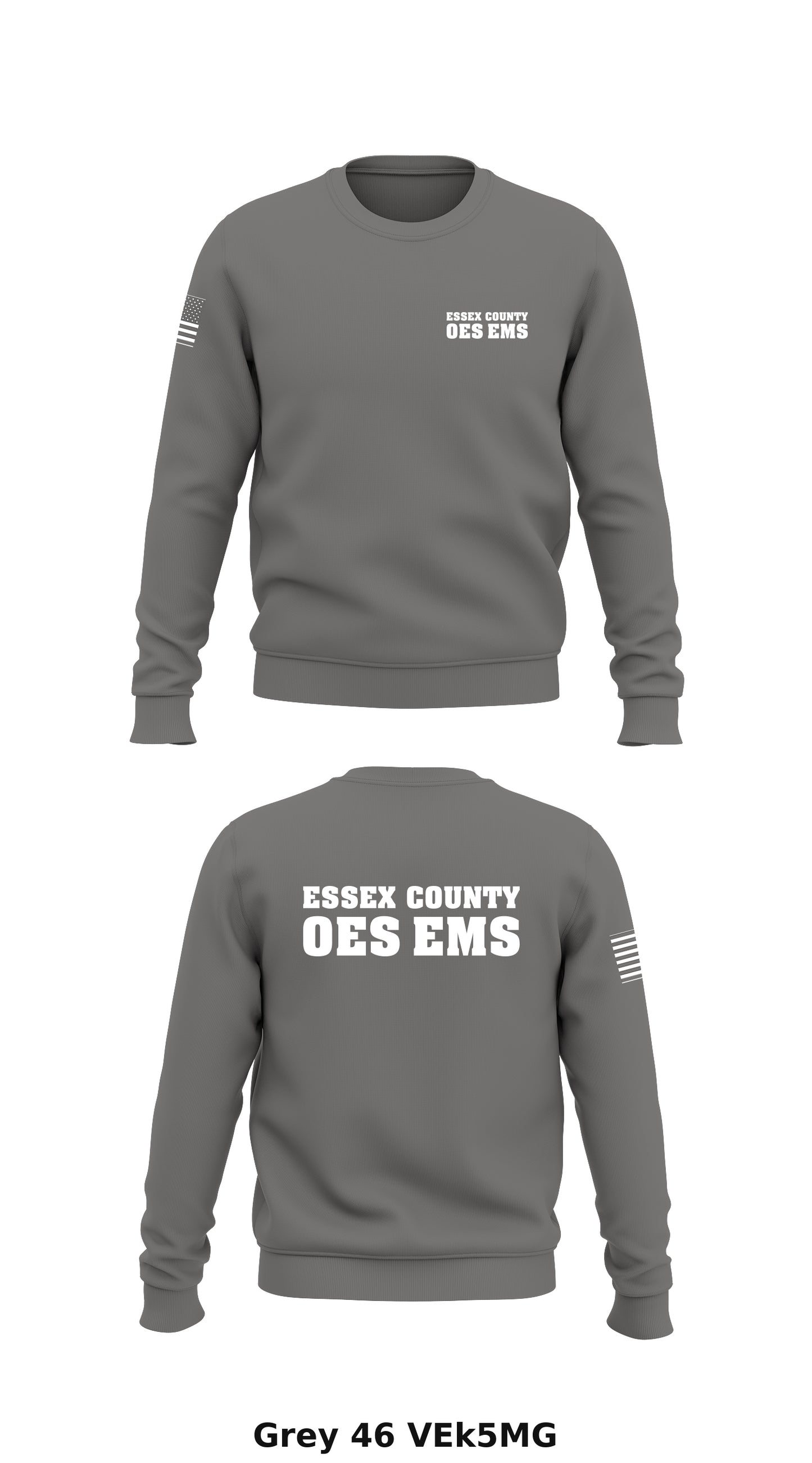 Essex County OES EMS Store 1 Core Men's Crewneck Performance Sweatshirt - VEk5MG