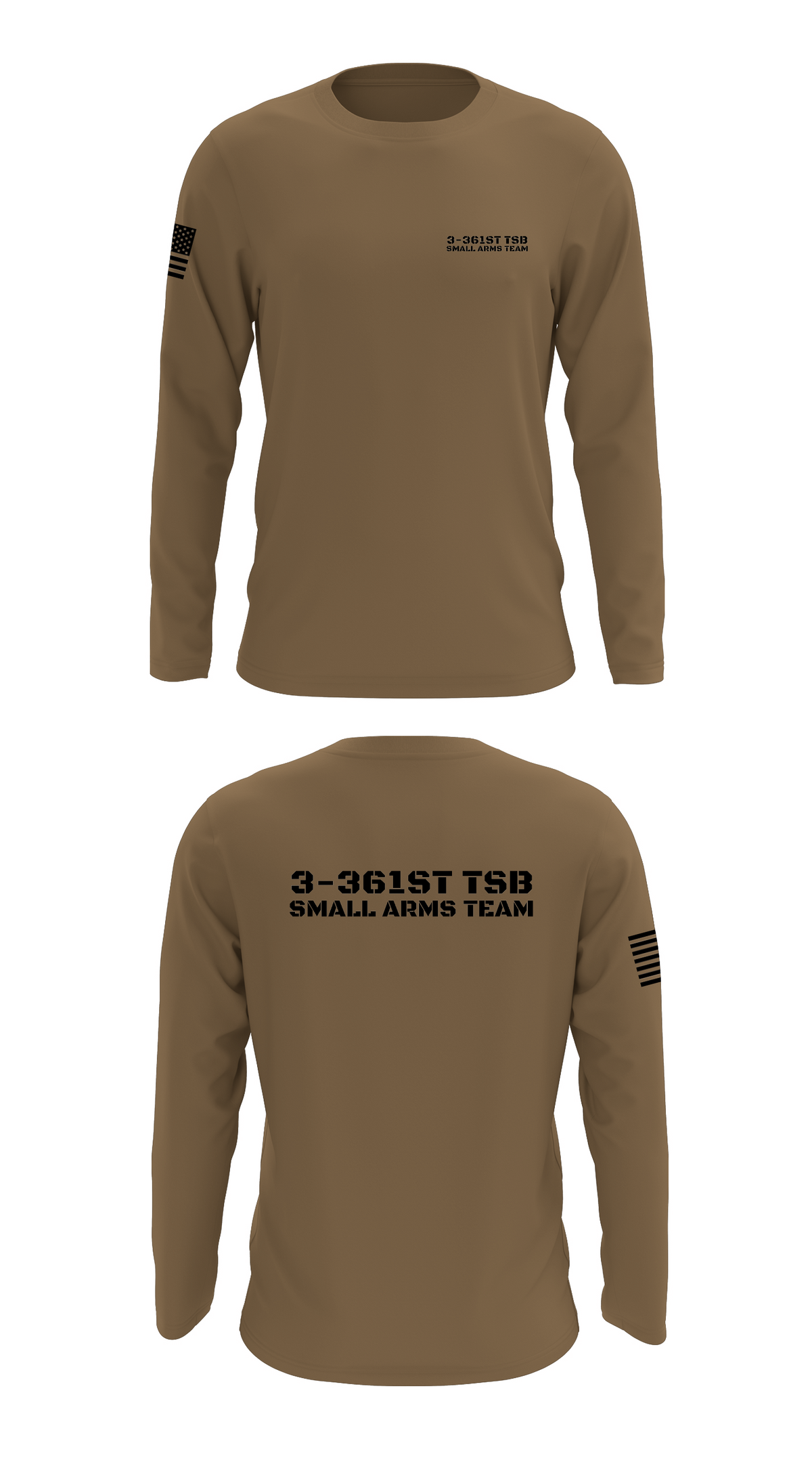 3-361st TSB Small Arms Team Store 1 Core Men's LS Performance Tee - 73159123470