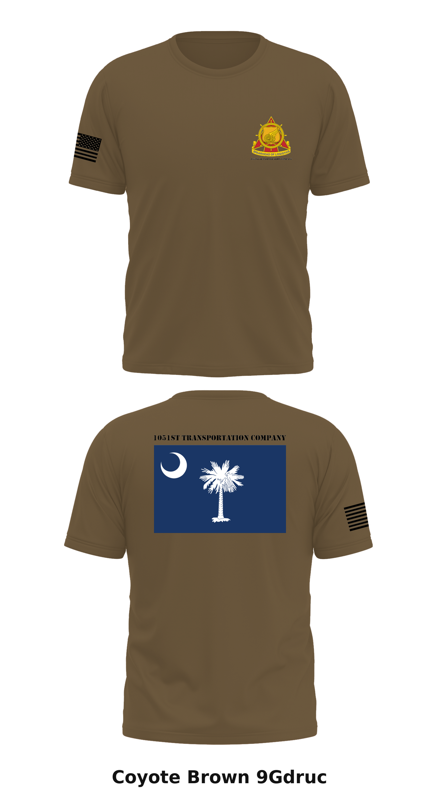 1051st Transportation Company Store 1 Core Men's SS Performance Tee - 9Gdruc