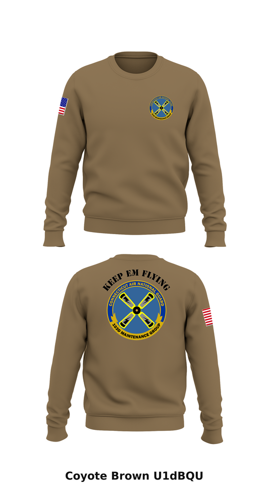 103 MXS Store 1 Core Men's Crewneck Performance Sweatshirt - U1dBQU