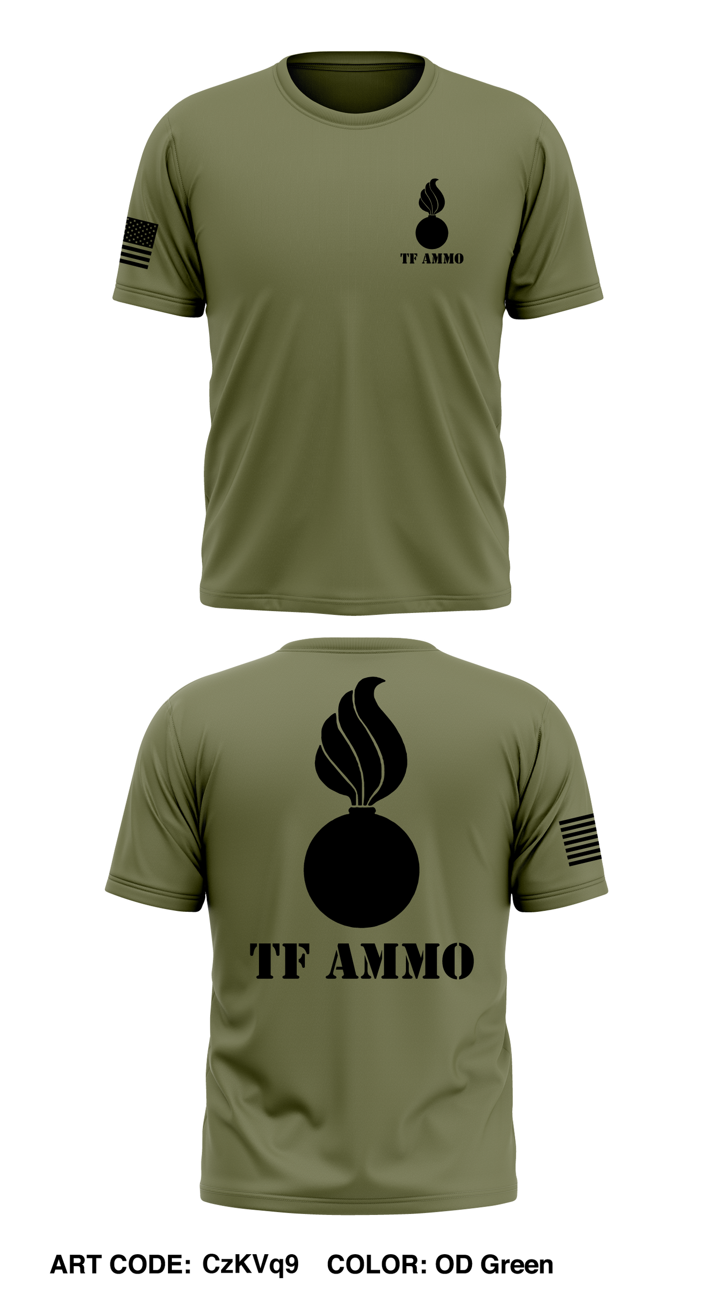 TF AMMO Store 1 Core Men's SS Performance Tee - CzKVq9