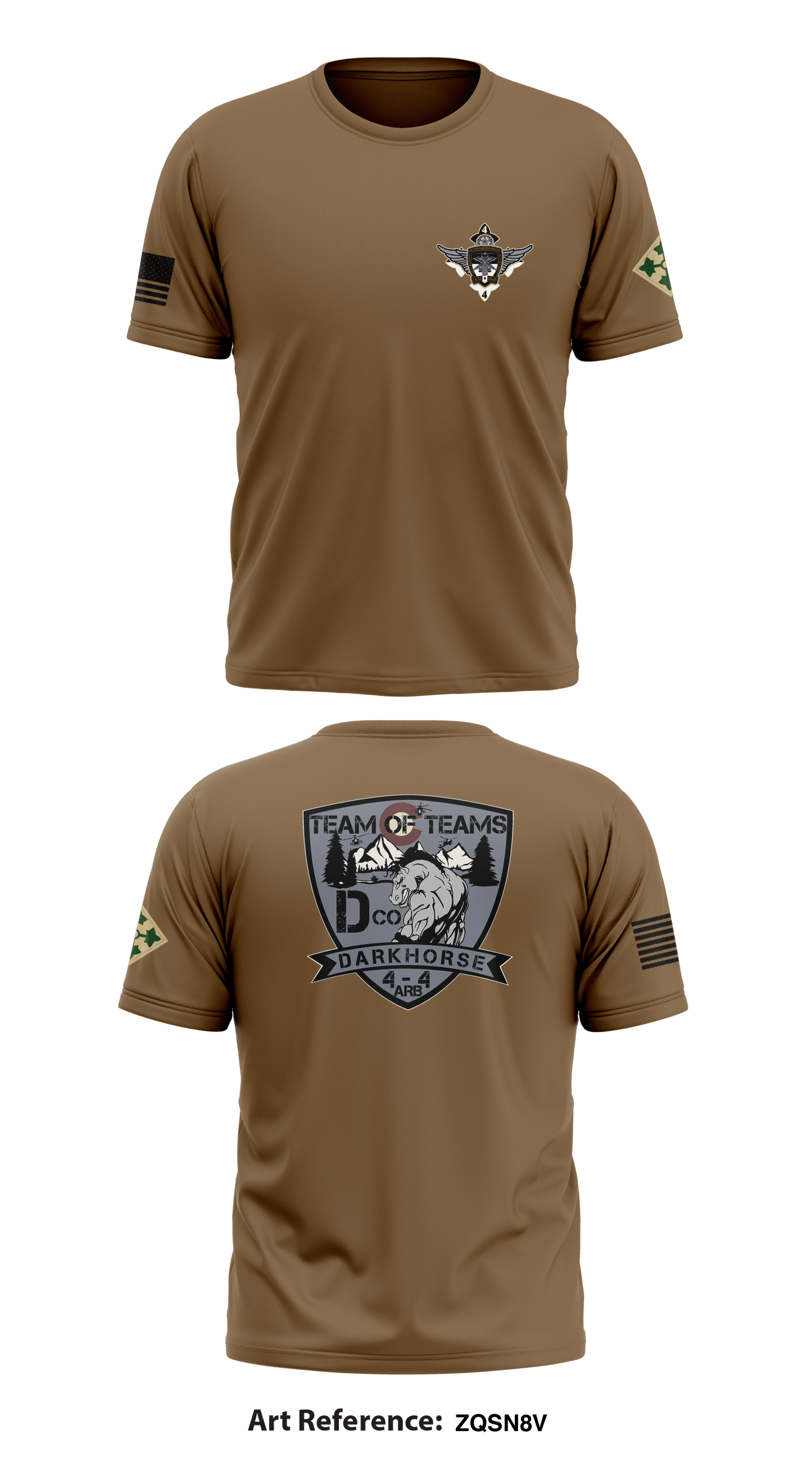 Delta Company 4-4ARB Store 1 Core Men's SS Performance Tee - zQSN8V