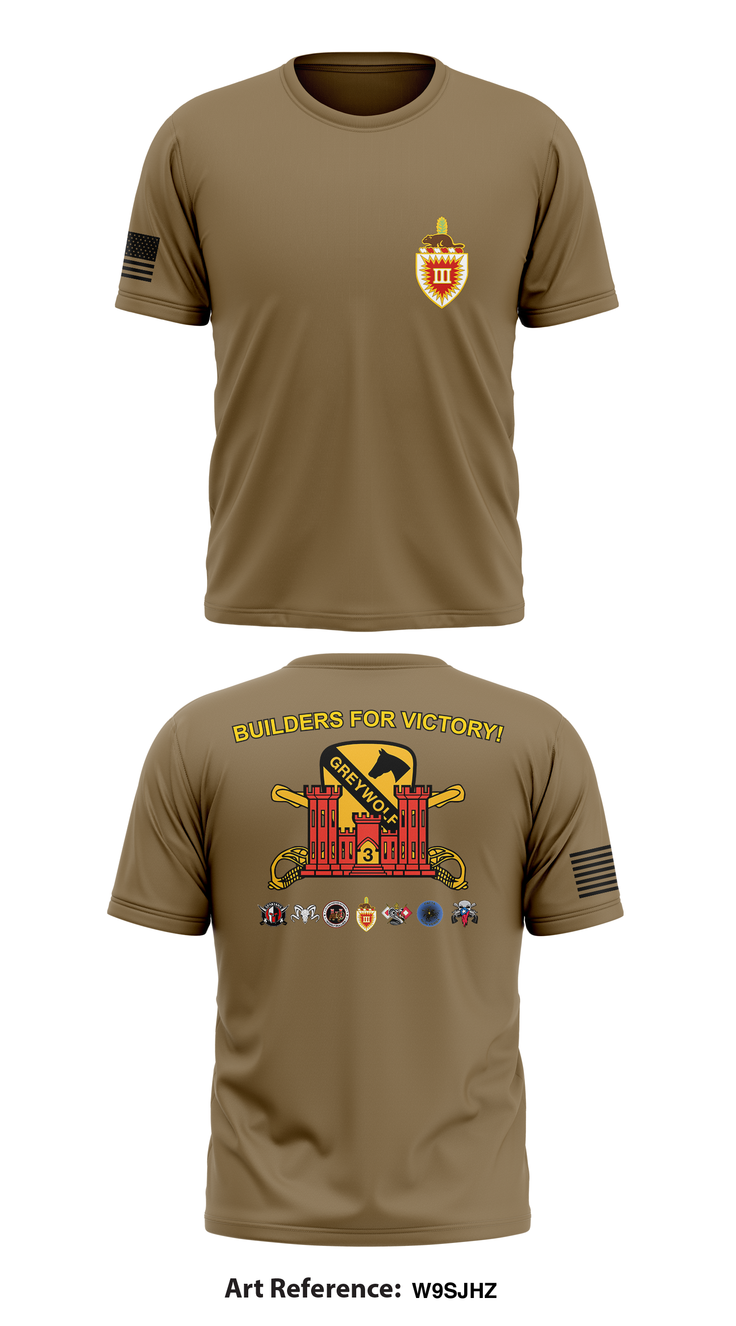 3rd Brigade Engineer Battalion Store 1 Core Men's SS Performance Tee ...