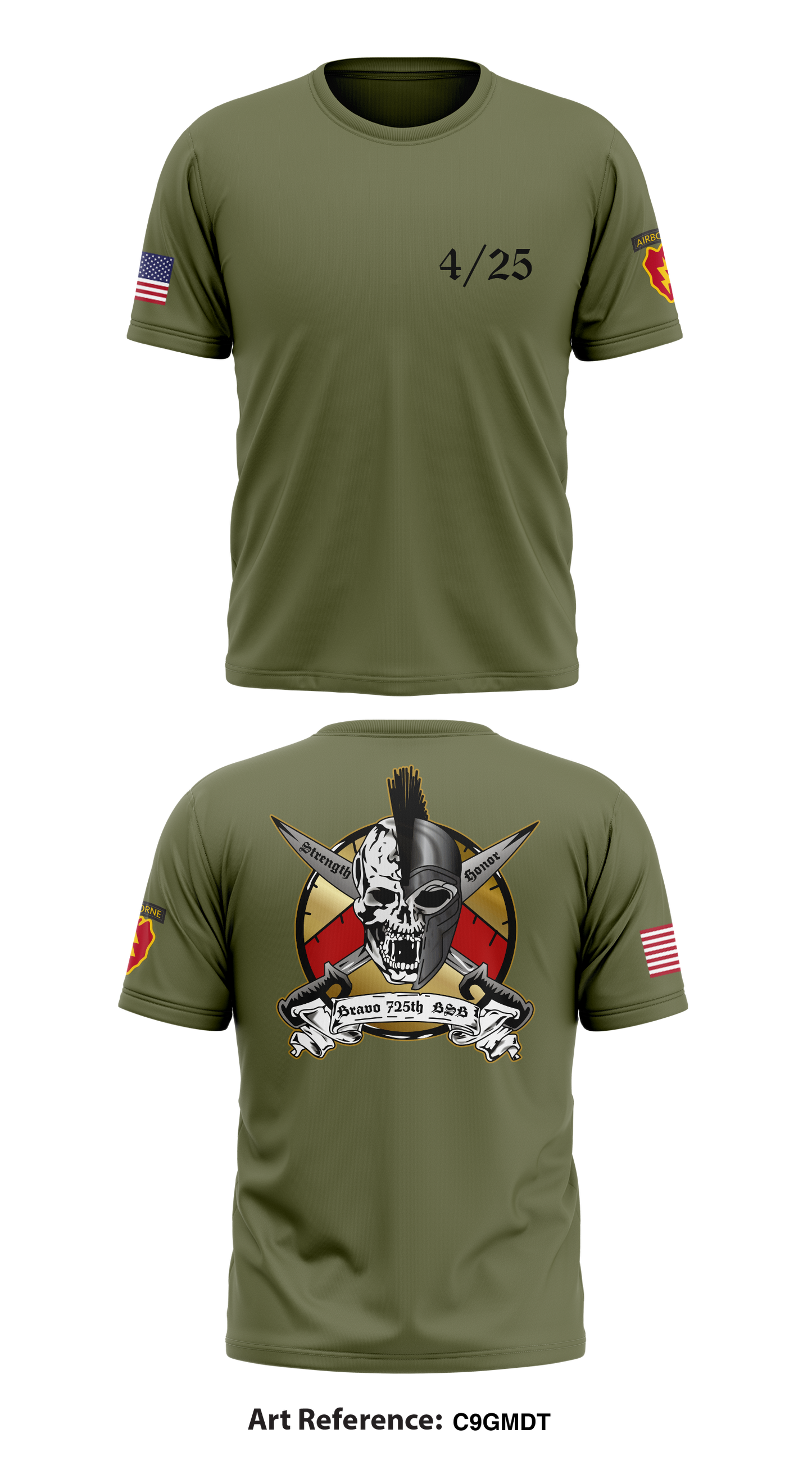 B Co, 725th BSB (A) Store 1 Core Men's SS Performance Tee - C9GmDt