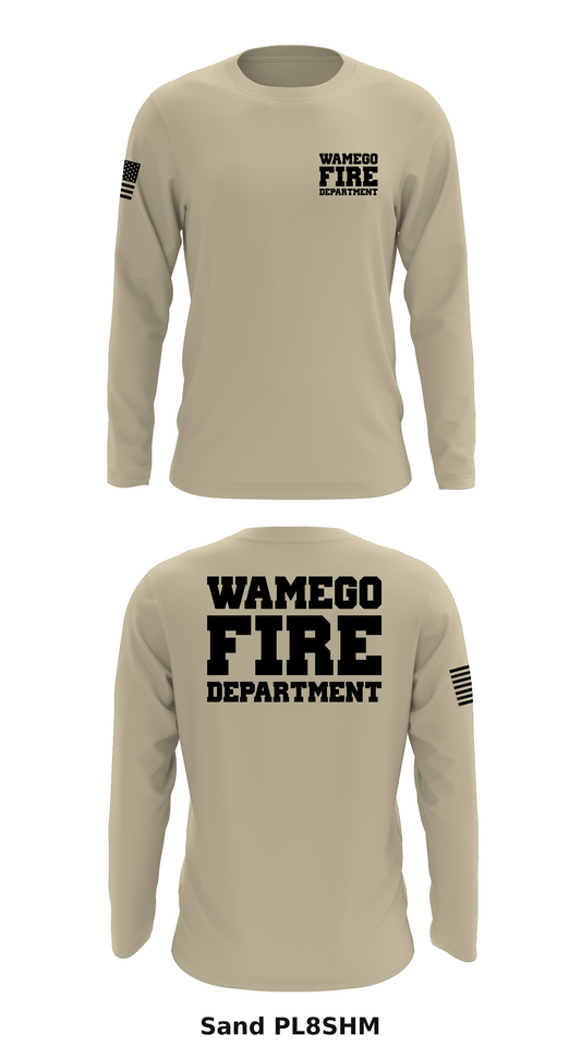 Wamego Fire Dept. Store 1 Core Men's LS Performance Tee - PL8SHM