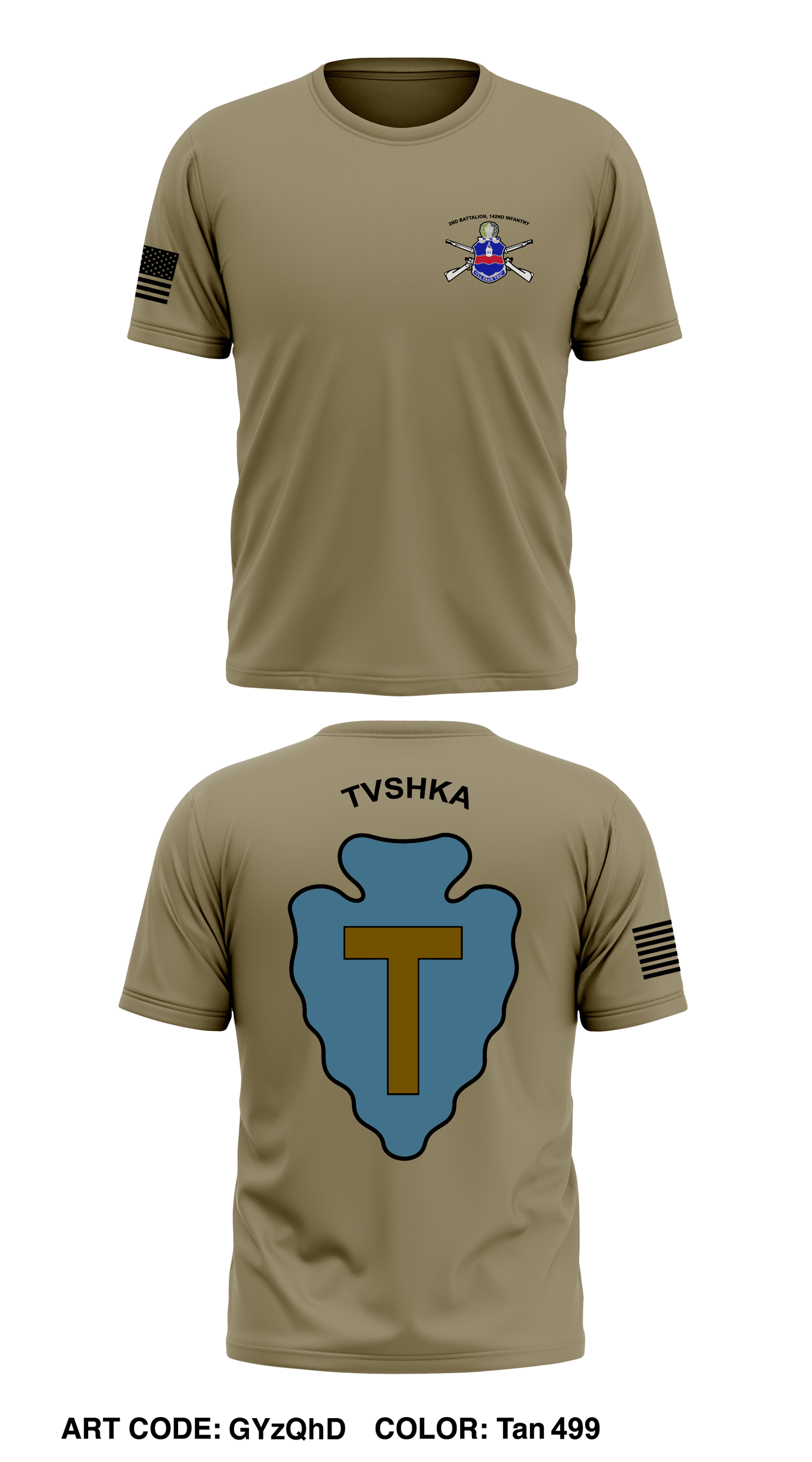 HHC 2 BN, 142ND IN Store 1 Core Men's SS Performance Tee - GYzQhD