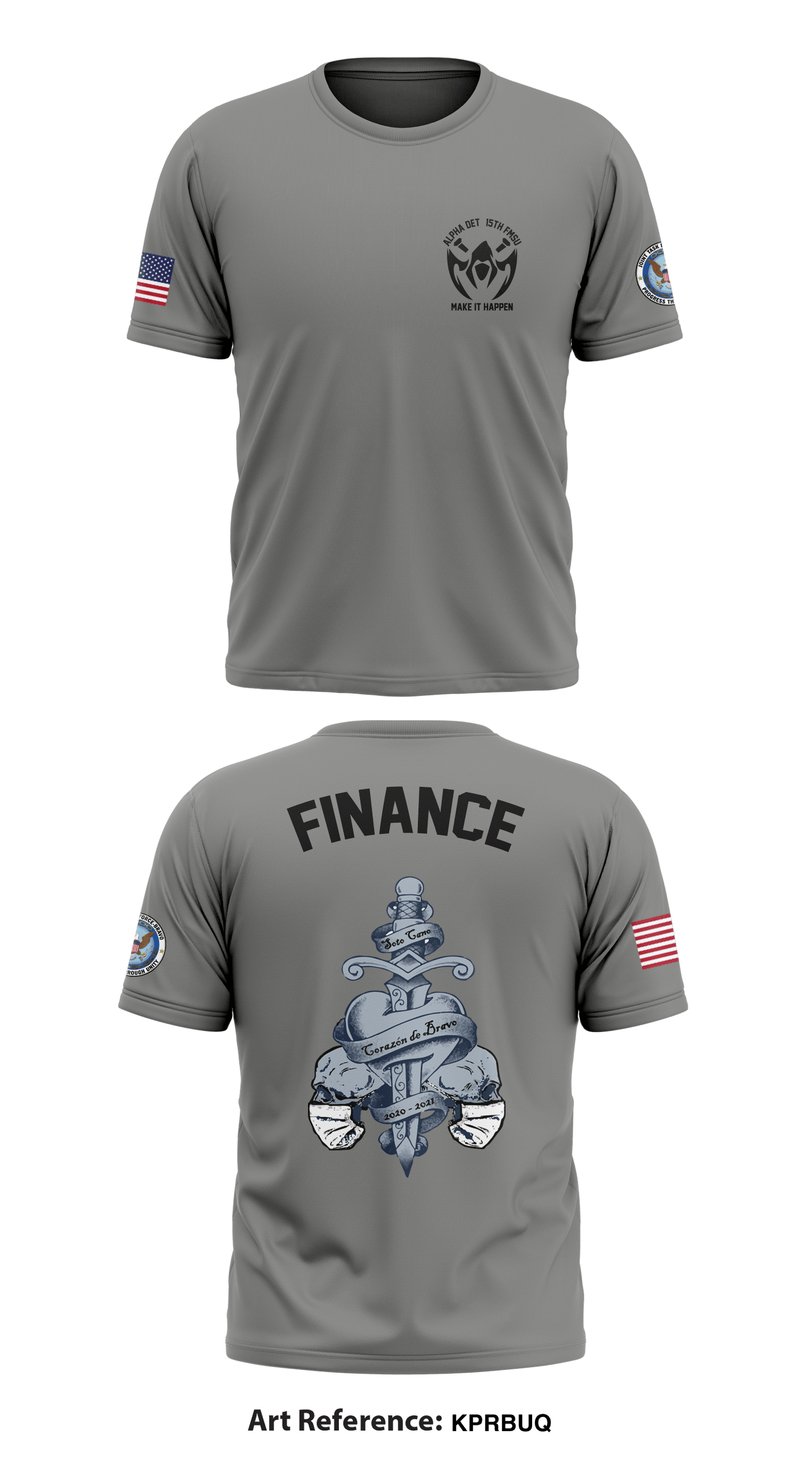 A DET / 15th FMSU Store 1 Core Men's SS Performance Tee - kPrBuq