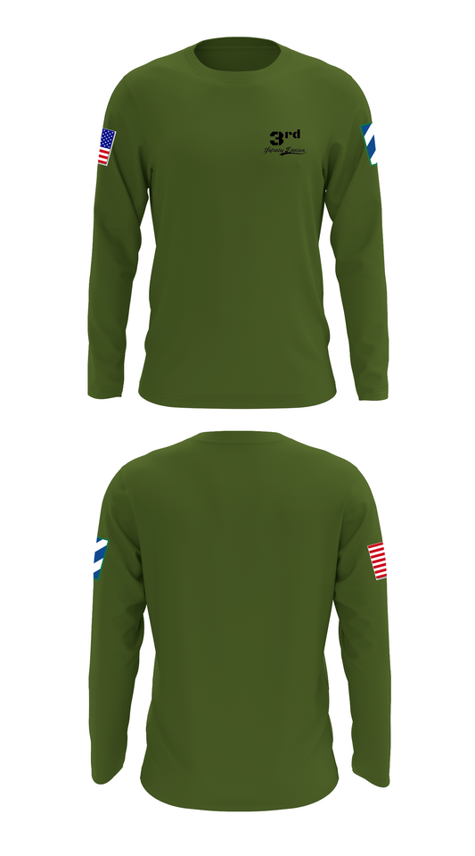 3rd ID Store 1 Core Men's LS Performance Tee - LIO