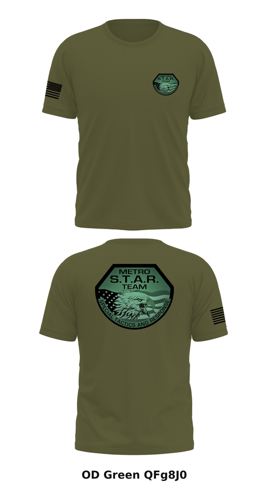 Metro Star Sniper 1 Store 1 Core Men's SS Performance Tee - QFg8J0