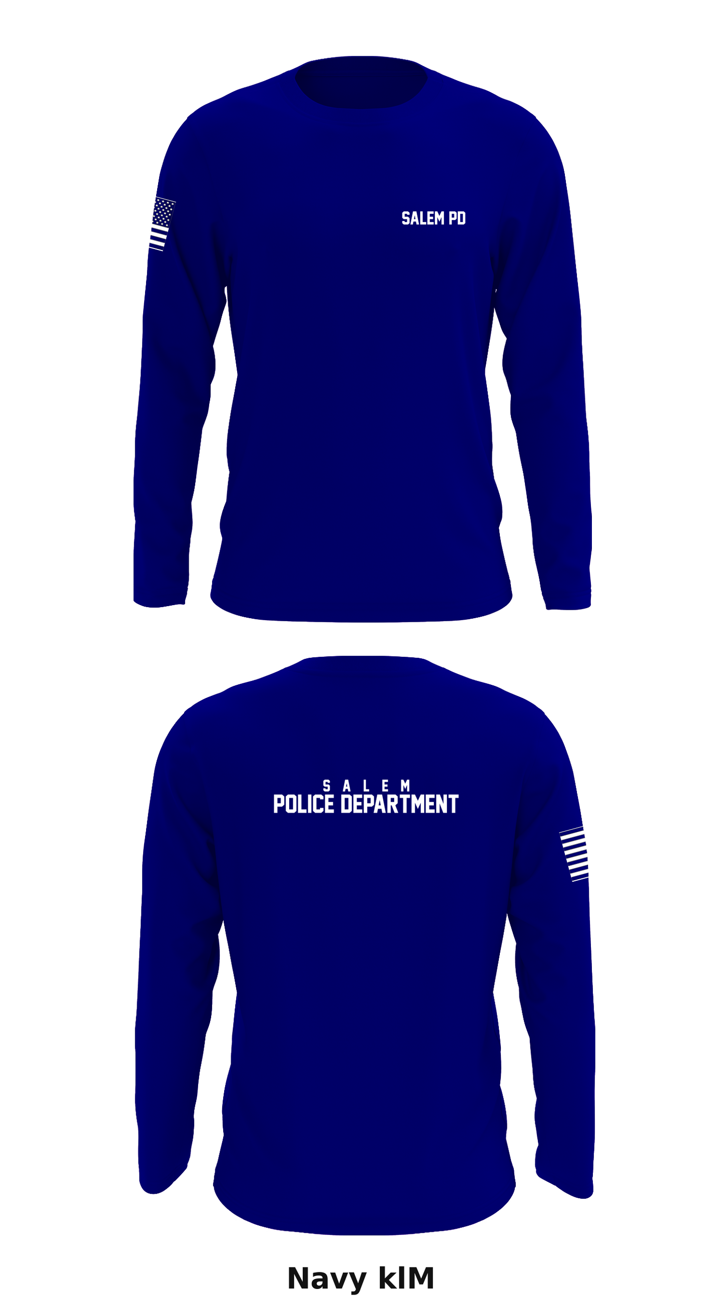 Salem PD Store 1 Core Men's LS Performance Tee - klM