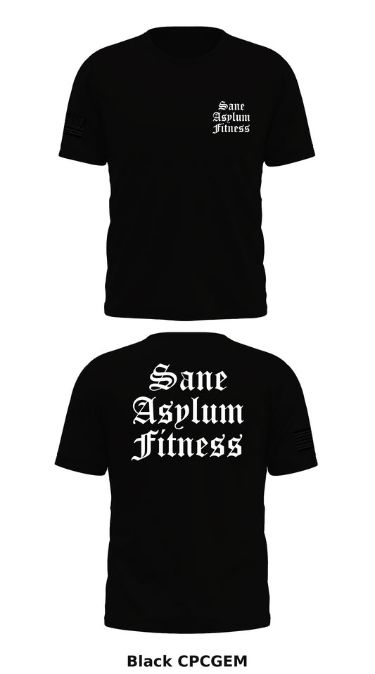 Sane Asylum Fitness Store 1 Core Men's SS Performance Tee - CPCGEM
