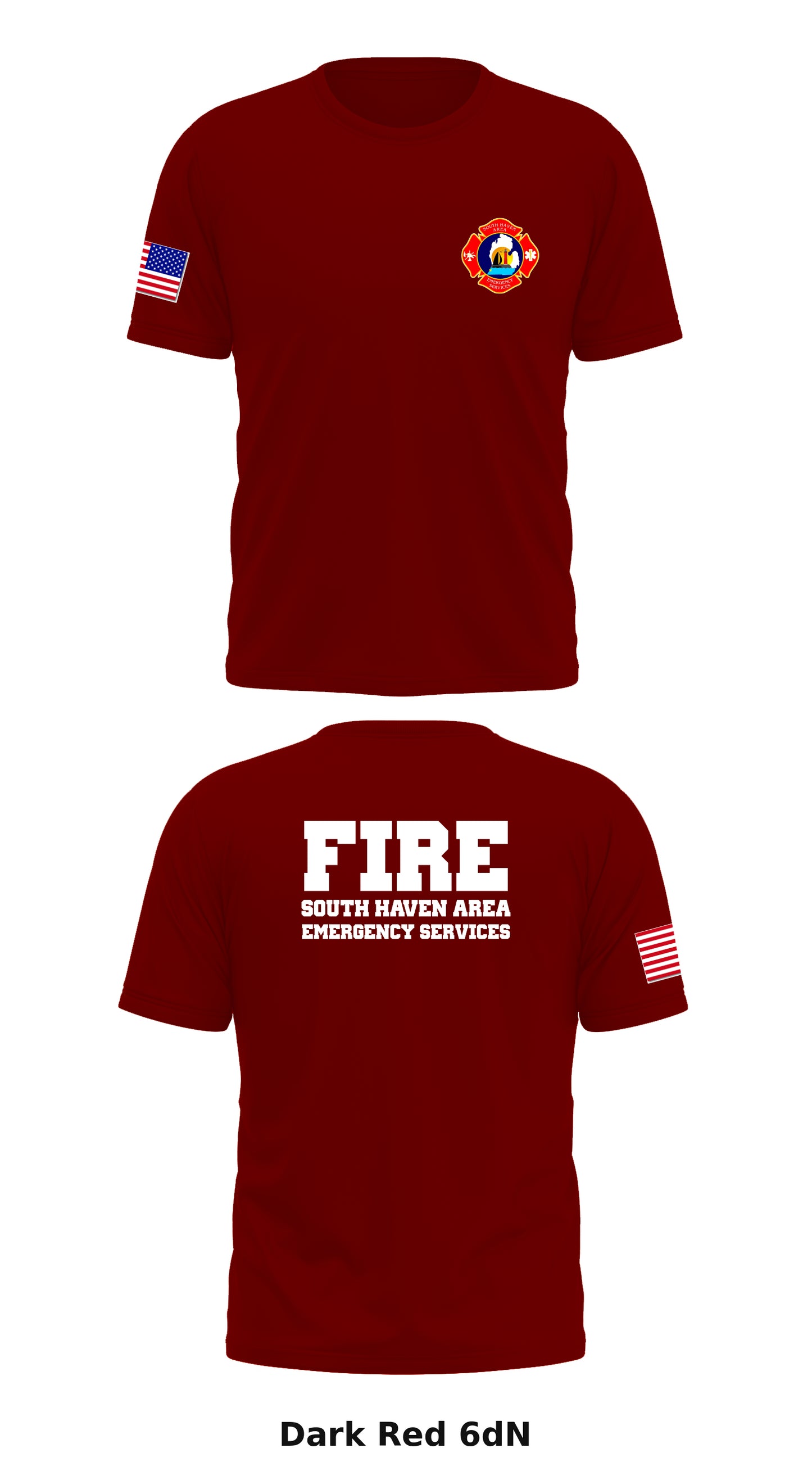 South Haven Area Emergency Services Store 1 Core Men's SS Performance Tee - 6dN