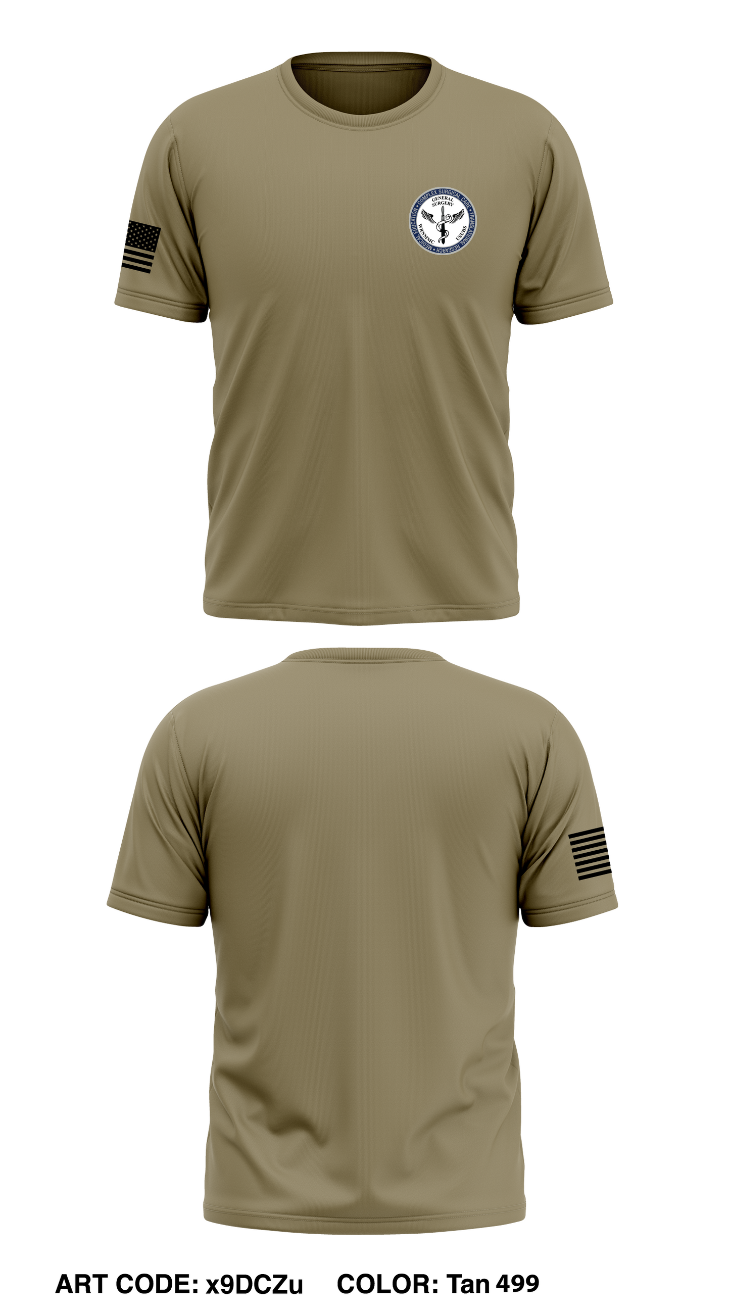 Walter Reed General Surgery Store 1 Core Men's SS Performance Tee - x9DCZu