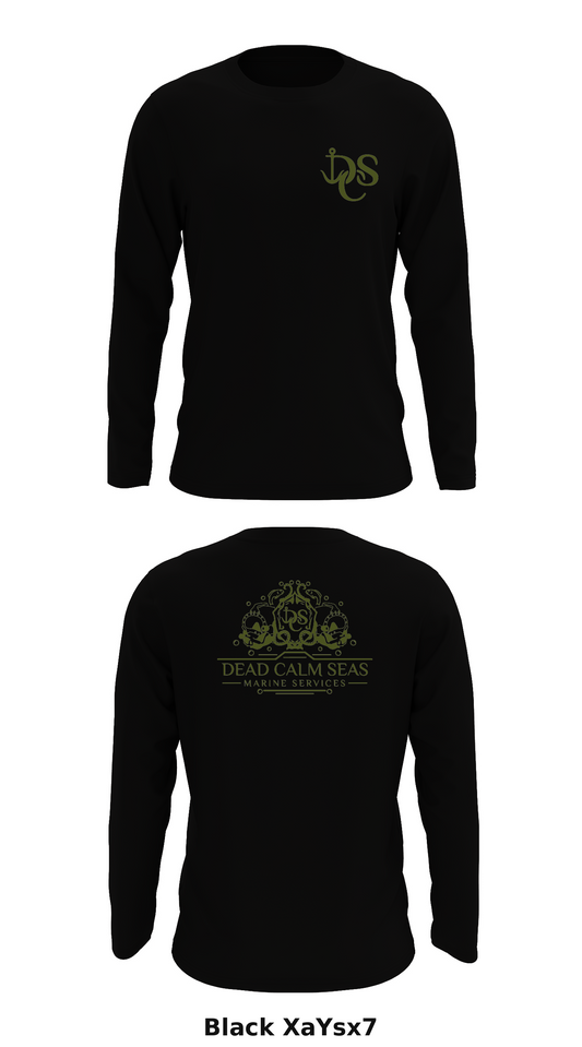 Dead Calm Seas Marine Services  Store 1 Core Men's LS Performance Tee - XaYsx7