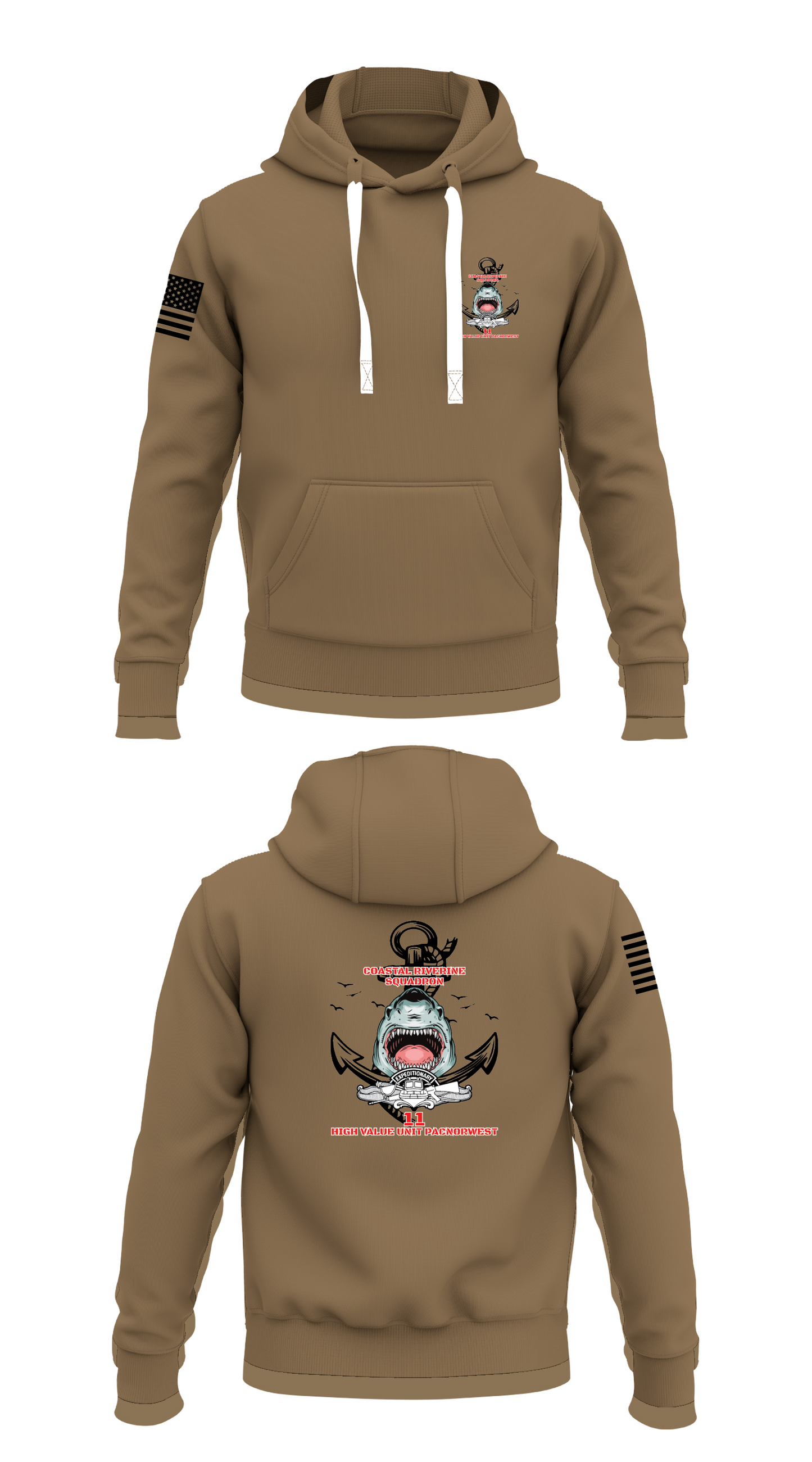 MSRON-11 HVU DET PACNORWEST Store 1  Core Men's Hooded Performance Sweatshirt - 73045634385