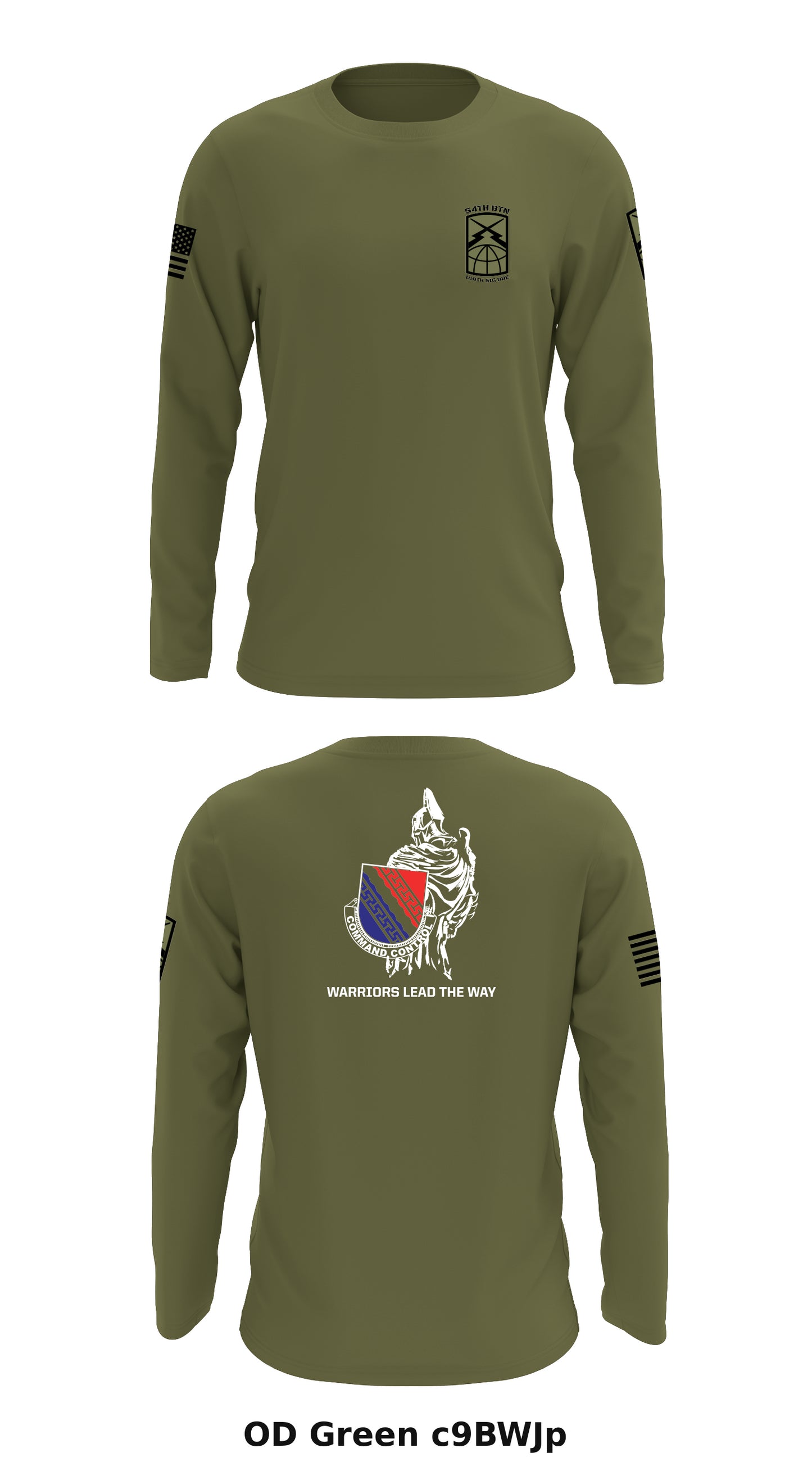 USASA-K, 54th BN, 160th SIG BDE Store 1 Core Men's LS Performance Tee - c9BWJp