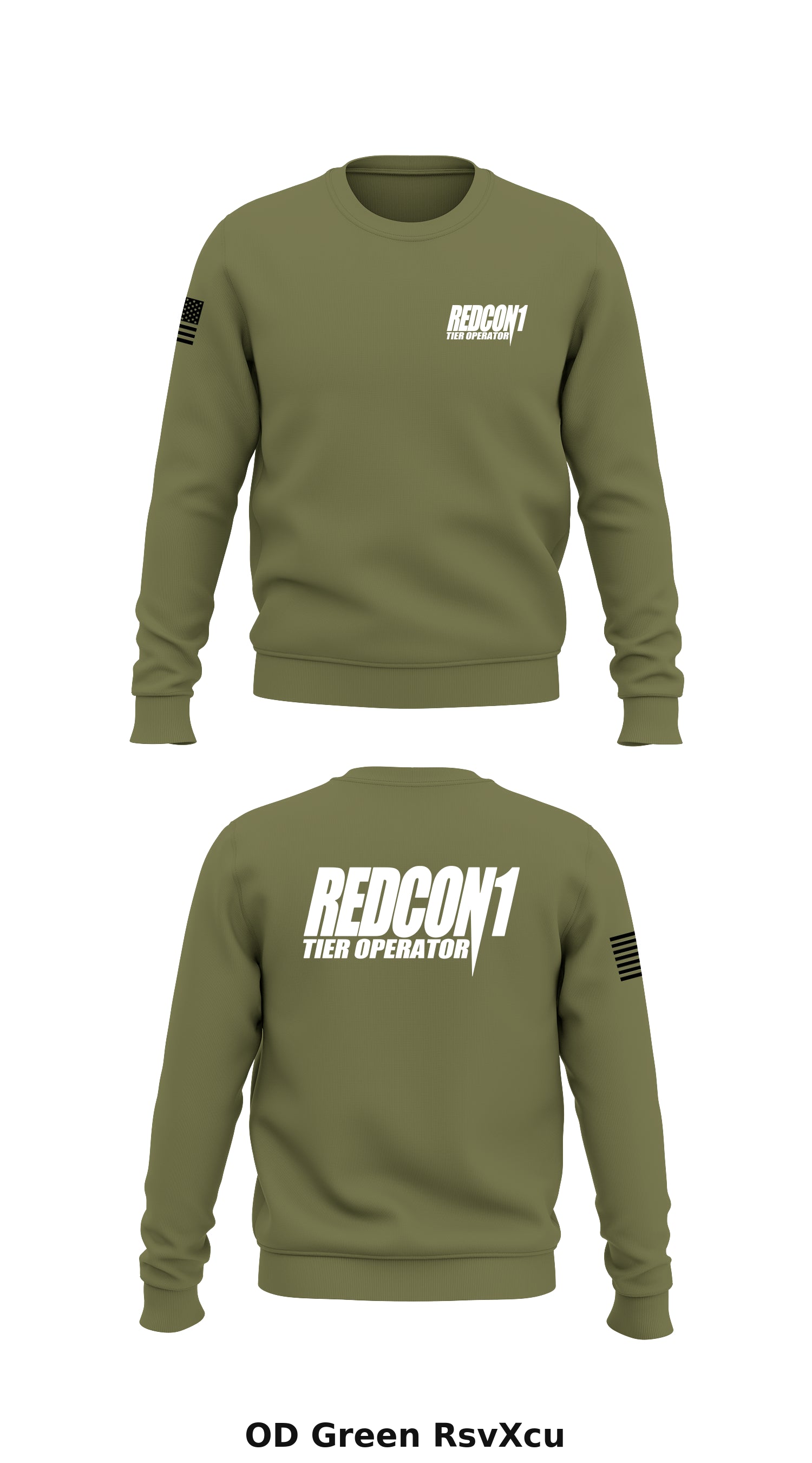 RedCon1 Tier Operators Store 1 Core Men's Crewneck Performance Sweatshirt -  RsvXcu