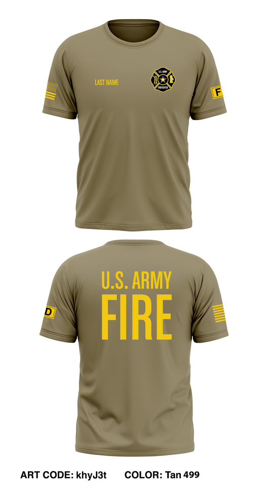 CUSTOM - 63D Firefighters Store 1  Core Men's SS Performance Tee - khyJ3t