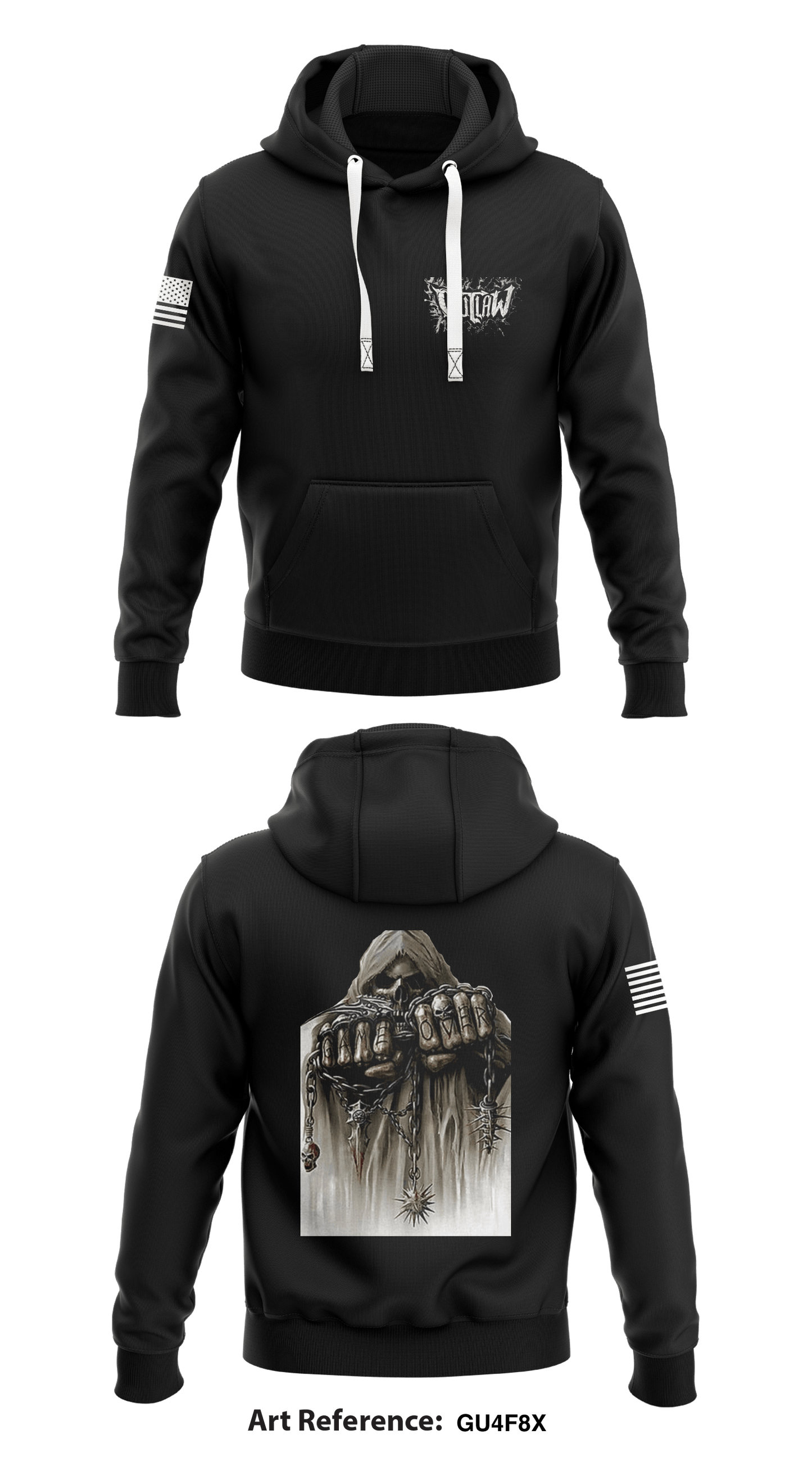 Ares Company Outlaws Store 1  Core Men's Hooded Performance Sweatshirt - gU4F8x