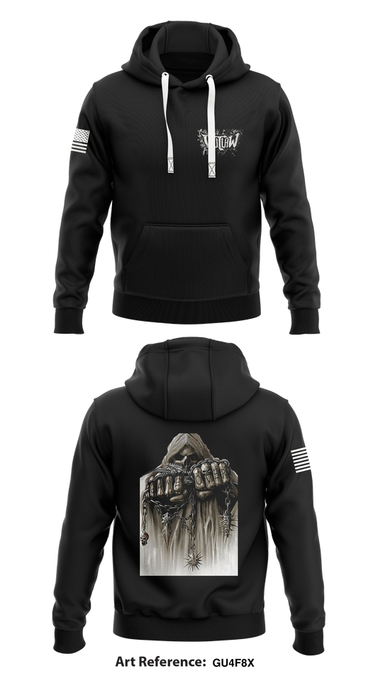 Ares Company Outlaws Store 1  Core Men's Hooded Performance Sweatshirt - gU4F8x