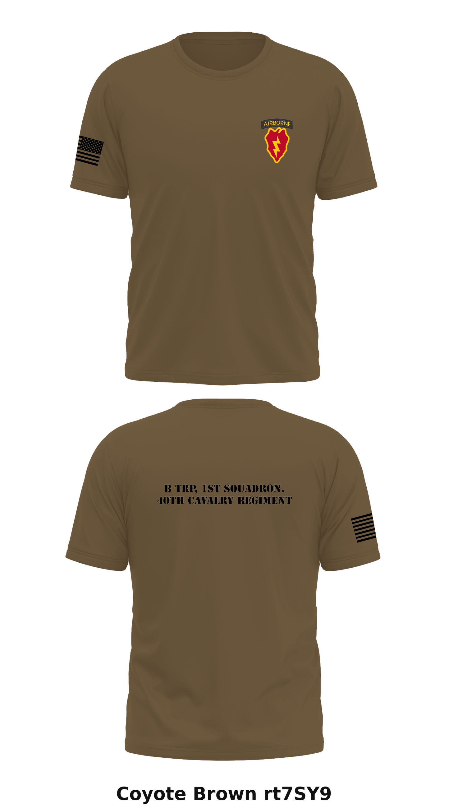 B Trp, 1st Squadron, 40th Cavalry Regiment Store 1 Core Men's SS Performance Tee - rt7SY9